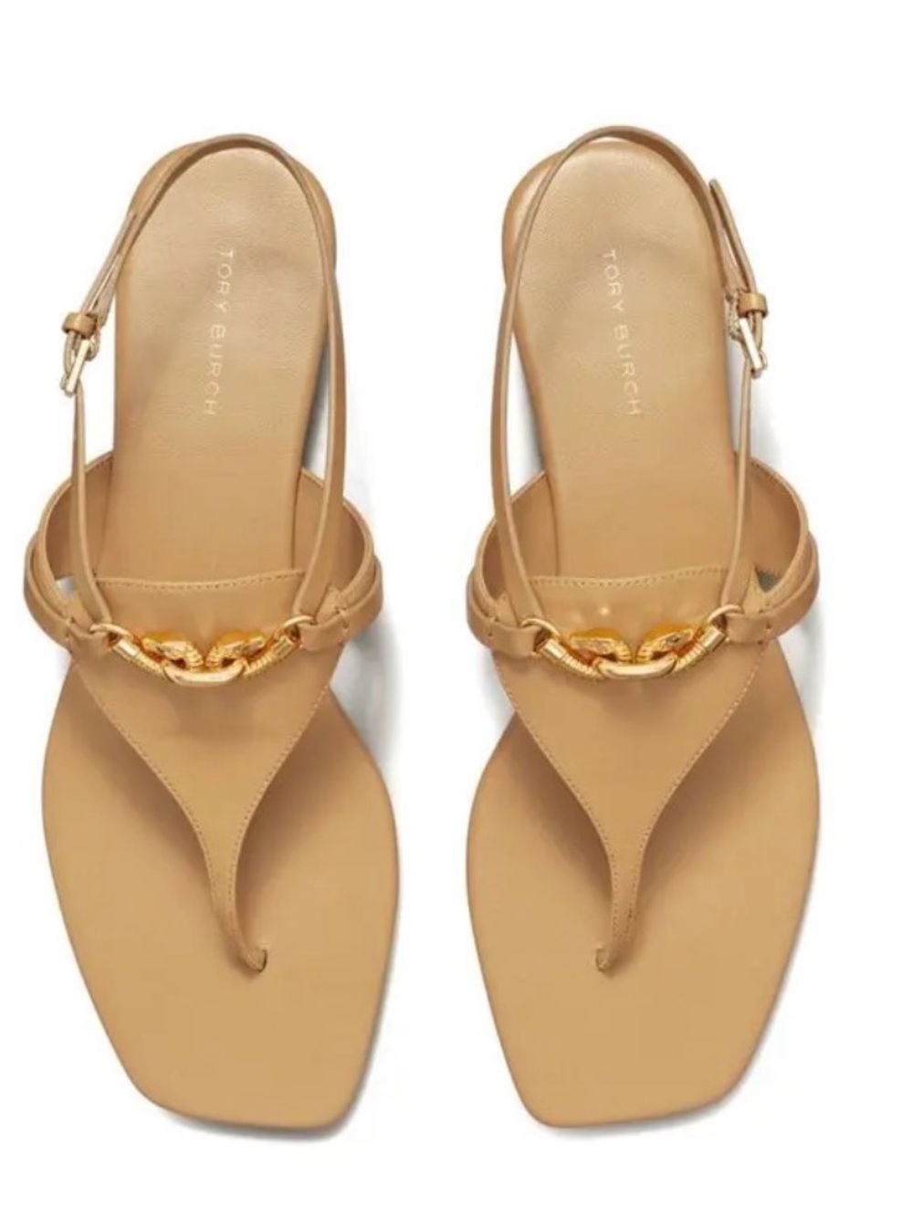 NEW Tory Burch Jessa Leather Sandals - 6